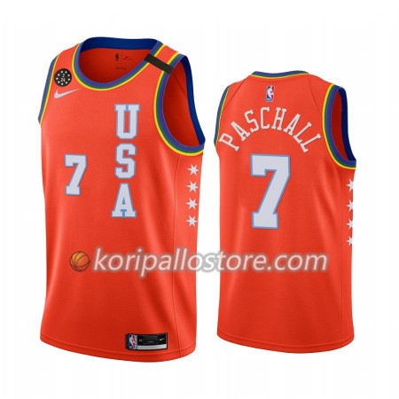 Golden State Warriors Eric Paschall 7 Nike 2020 Rising Star Miesten Pelipaidat Swingman 